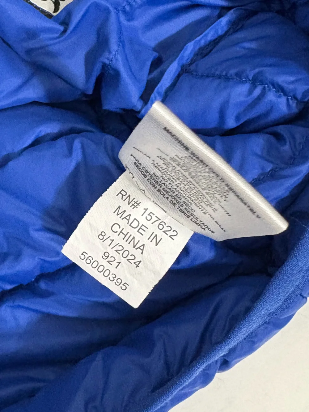 Eddie Bauer Kids Medium Blue Down Filled Puffer Jacket Outdoor Travel Hiking